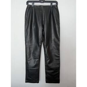 Bloomingdale’s Petite Concepts by Margaret Godfrey Leather Pants – Size 6P